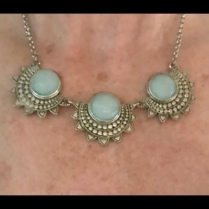 Lucky Brand Silver & Light Blue Necklace